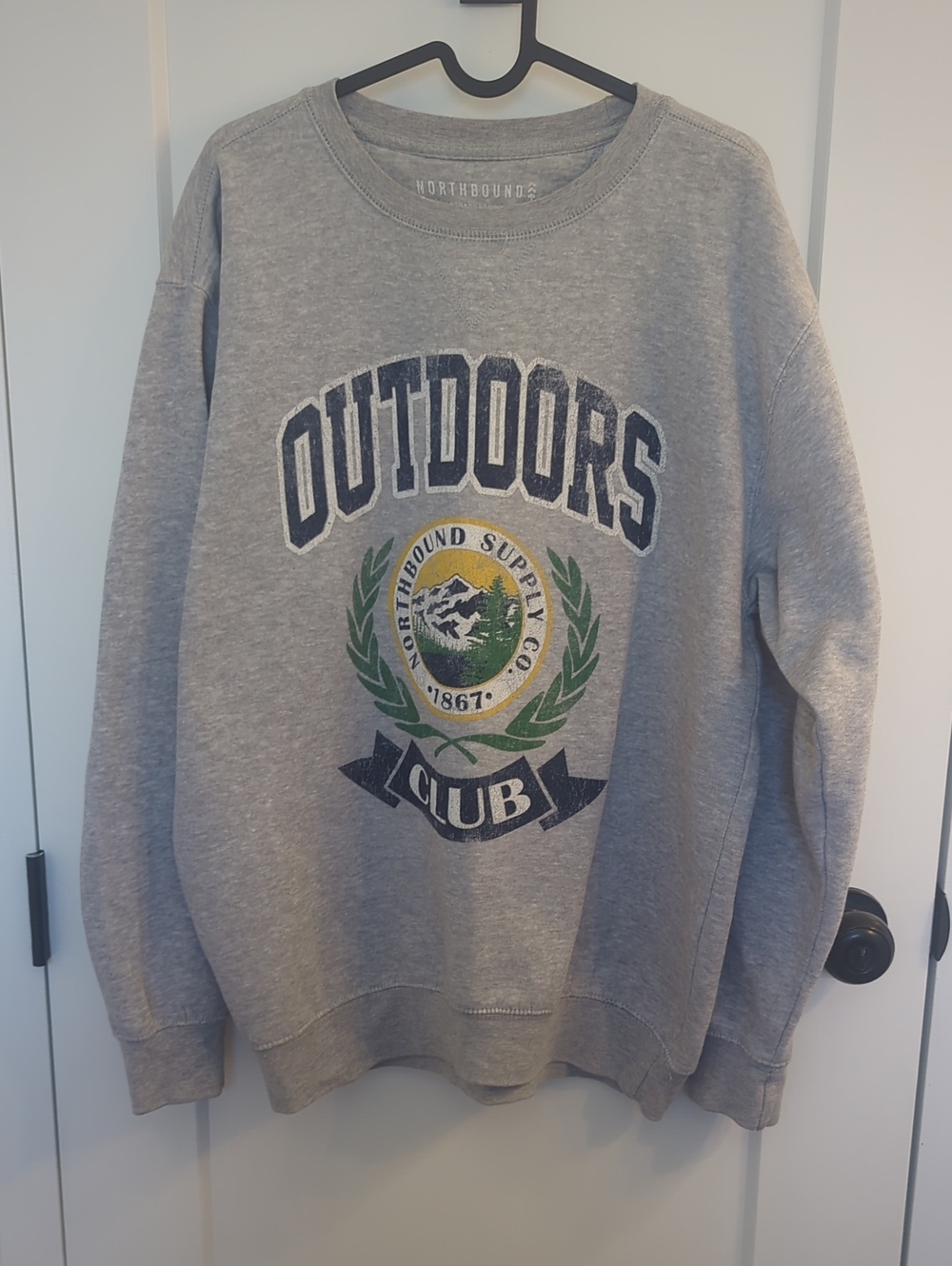 Northbound Gray Crewneck Sweatshirt